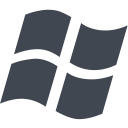 microsoft, window, media icon