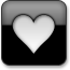 blackstyle, heart icon