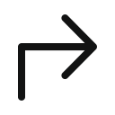 arrow, subdirectoryarrowupright, subdirectory, subdirectory arrow, right icon