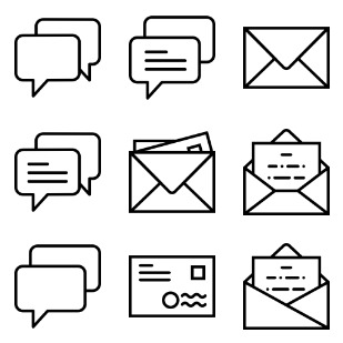Discution set icon sets preview