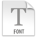 z, file, font icon
