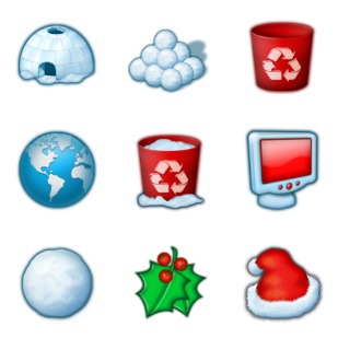 Christmas icon sets preview