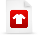document, file, red, paper icon