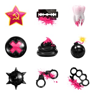 Hooligans icon sets preview