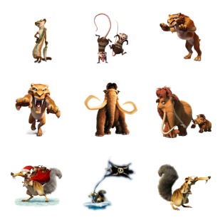 Ice Age icon sets preview