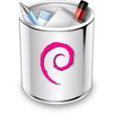 trashcan, full icon