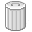 trash, recycle bin, closed icon