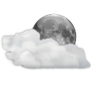 status weather clouds night icon
