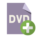 file, format, add, dvd icon