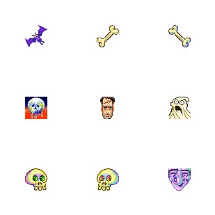 Halloween icon sets preview