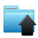 Folder, Upload icon