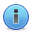 Get Info Blue Button icon