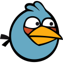 angry bird blue icon