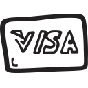 payment, credit card, money, shopping, ecommerce, visa icon