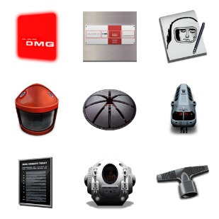 2001 Space Odyssey icon sets preview