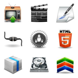 HTML5 icon sets preview