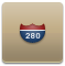 apple, com, sign, map, highway icon