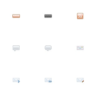 Sweetie–WebCommunication icon sets preview
