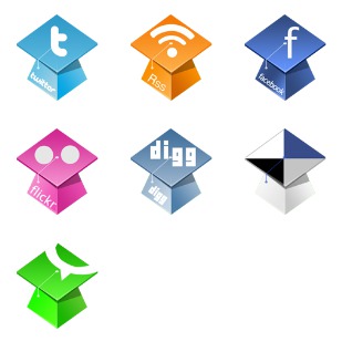 Graduation Hat icon sets preview
