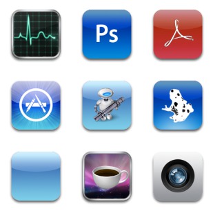 iPhone icon sets preview