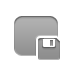diskette, rectangle, rounded icon