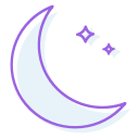 clear, night, weather icon