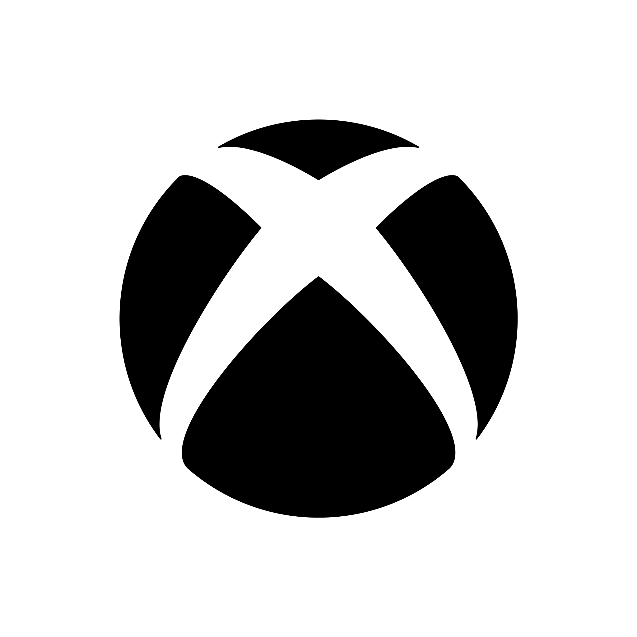 xbox, black icon