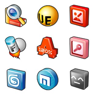 Smooth Metal Software Pack icon sets preview
