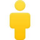 user yellow icon