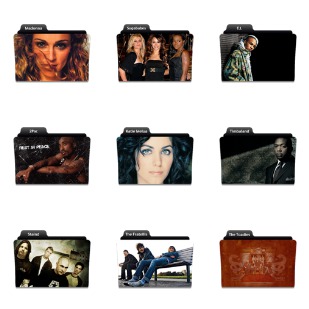 Music Artists 2 icon sets preview