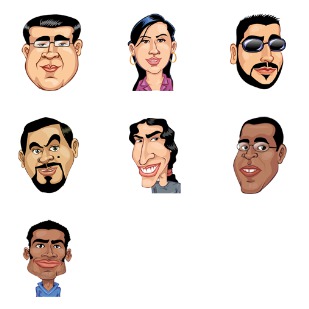 The Yellow Icon Staff icon sets preview