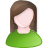 person, woman, female, white, user, account, human, people, green, member, profile icon