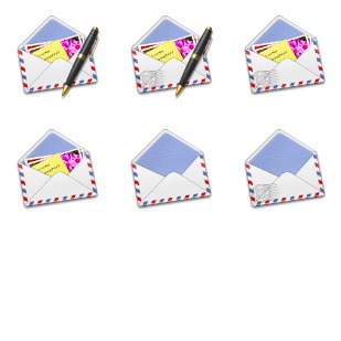 Airmail icon sets preview