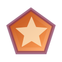 Actions draw polygon star icon