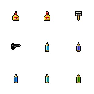 Tools icon sets preview