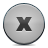 grey, button, close icon