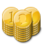 Gold Coin Stacks icon