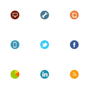 Social Circles icon sets preview