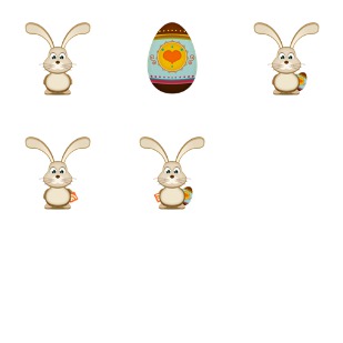 Bunny And Easter Egg icon sets preview