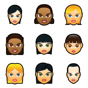 Face Avatars icon sets preview