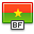 Burkina, Faso, Flag icon