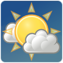 weather, few, sun, clouds icon
