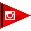media, online, social, instagram icon