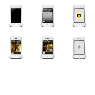 iPhone 4 icon sets preview