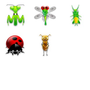 Tiny Bugs icon sets preview