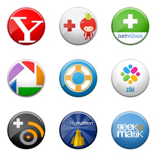 Web 2.0 icon sets preview