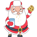 santa cookies icon