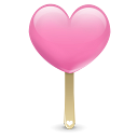 ice cream heart icon