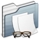 Documents Folder graphite icon
