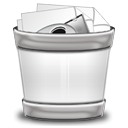 trash, full, recycle bin icon